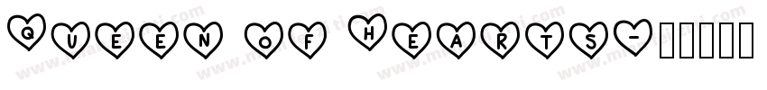Queen of Hearts字体转换
